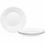 Noritake Cher Blanc Salad Plate-Round, 8 1/2″Set of 4,