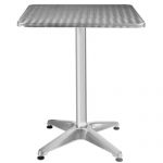 Outdoor Patio Aluminum Stainless Steel Square Table