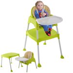 3 in 1 Convertible Baby High Chair Feeding Seat