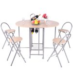 5 Pieces Foldable Dining Set