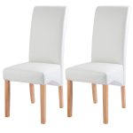 Set of 2 Four Colors Contemporary Dining Chairs