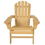Outdoor Natural Fir Wood Adirondack Chair