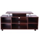 Wheeled TV Stand Entertainment Center