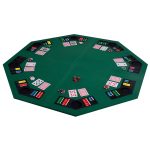 48″ 8 Players Octagon Fourfold Poker Table Top