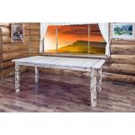 4 Post Dining Table w/ Two 18 Inch Leaves – Montana