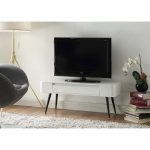 40 Inch Black and White TV Stand