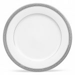 Noritake Crestwood Platinum Dinner Plate, 10 1/2″
