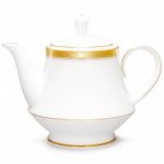 Noritake Crestwood Gold Teapot, 38 oz.