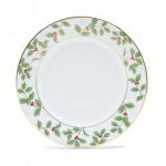 Noritake Holly and Berry Gold Bread & Butter/Appetizer Plate, 6 1/4″