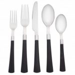 Colorwave Graphite Flatware 5-Piece Place Setting by Noritake