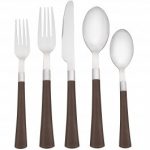 Colorwave Chocolate Flatware 5-Piece Place Setting by Noritake