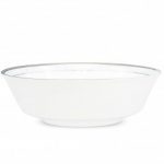 Noritake Hampshire Platinum Bowl-Large Round Vegetable, 40 oz