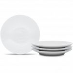 Noritake WoW Dune (White on White) Appetizer Plates-Set of 4, 6 1/2″