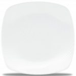Noritake WoW Dune (White on White) Dinner Plate, Square