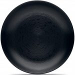 Noritake BoB Swirl (Black on Black) Dinner Plate, 11″