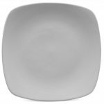 Noritake GoG Swirl (Grey on Grey) Dinner Plate-Square, 11″