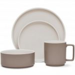 Noritake ColorTrio Clay 4-Piece Stax Place Setting