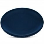 Noritake NoN Swirl (Navy on Navy) Oval Platter