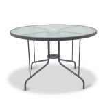 45 Inch Round Outdoor Patio Table – Genevieve
