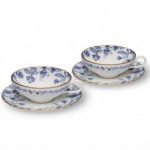 Noritake Blue Sorrentino Shallow Cup & Saucer, Set of 2 (4 pieces)