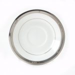 Noritake Chatelaine Platinum Saucer, 6″