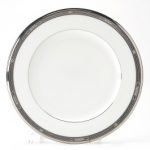 Noritake Chatelaine Platinum Salad/Dessert Plate, 8 1/2″