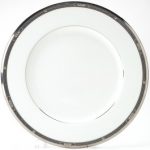 Noritake Chatelaine Platinum Dinner Plate, 10 3/4″