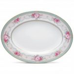 Noritake Palace Rose 12″ Oval Platter