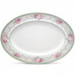 Noritake Palace Rose 16″ Oval Platter
