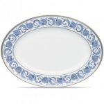 Noritake Sonnet in Blue Platter-Oval, 16″