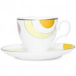 Noritake Cosmic Yellow Cup & Saucer
