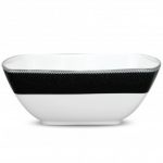 Noritake Pearl Noir Medium Square Bowl