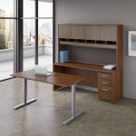 48W x 30D Cherry Height Adjustable Standing Desk