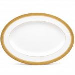 Noritake Summit Gold 14″ Oval Platter