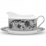 Noritake Chantilly Noire Gravy with Tray