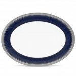 Noritake Odessa Cobalt Platinum 12″ Oval Platter