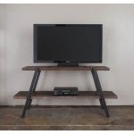 50 Inch Modern Industrial Gray Brown TV Stand – Brixton