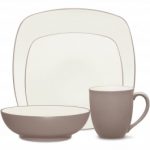 Noritake Colorwave Clay 4-Piece Square Place Setting