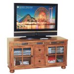 52 Inch Sunny Designs Oak TV Stand – Sedona