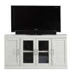 56 Inch Modern White TV Stand – Catalina