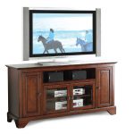 60 Inch Cherry Brown TV Stand – River City
