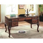 60 Inch Traditional Wood Desk