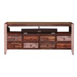 61 Inch Rustic TV Stand – Antique Collection