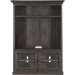 61 Inch Weathered Brown TV Stand and Hutch – Bellamy
