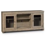 68 Inch Distressed Gray Brown TV Stand – Willow