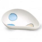 Noritake Java Blue Teardrop Dish-Medium, 9″
