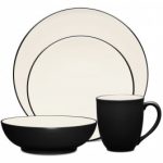 Noritake Colorwave Graphite 4-Piece Coupe Place Setting