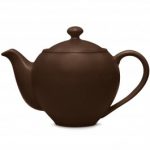 Noritake Colorwave Chocolate Small Teapot, 24 oz.