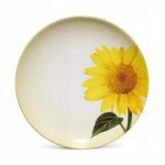 Noritake Colorwave Mustard Accent/Luncheon Plate-Floral, 8 1/4″