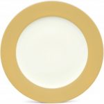 Noritake Colorwave Mustard Platter-Round Rim, 12 1/2″